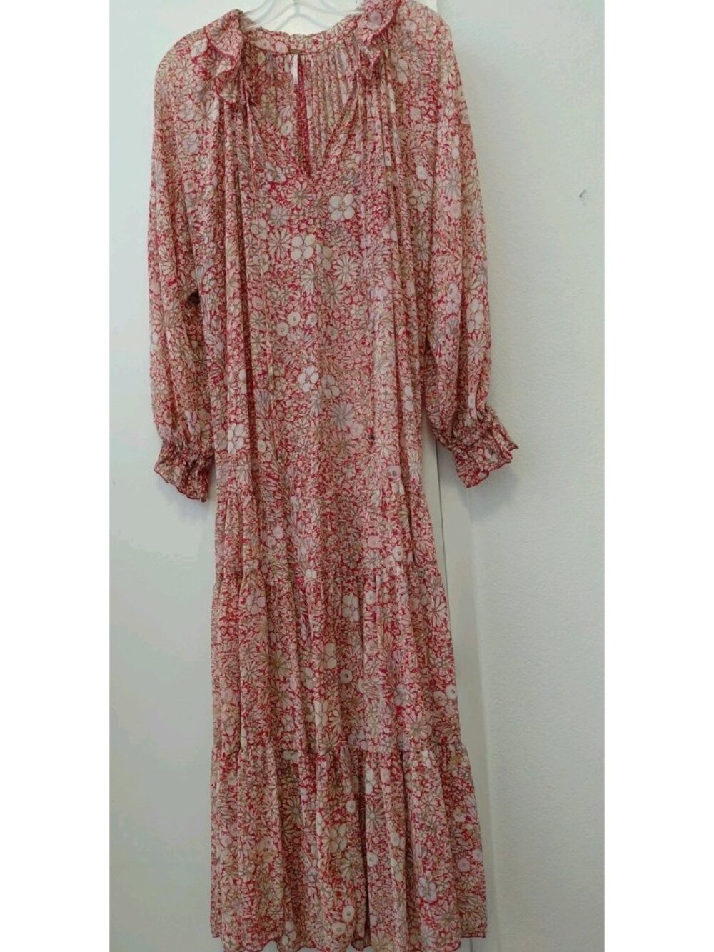 Free People Rose Floral Tiered Maxi Dress - Picture 2 of 9